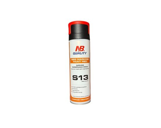 NBQ MARKING PAINT RED 0,5L S13