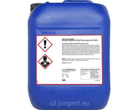 GLYCOCOOL LONGL. PREM ANTIFREEZE 774 D-F YELLOW gatavs lietoš. 20l